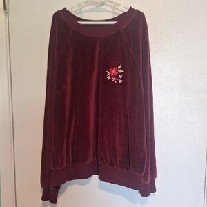 Girl's XL (14) Cat & Jack Burgundy/Maroon Sweater